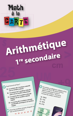 Math à la carte - Arithmétique 1re secondaire
